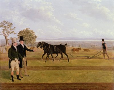 Sir Charles Morgan at the Castleton Ploughing Match by James Flewitt Mullock